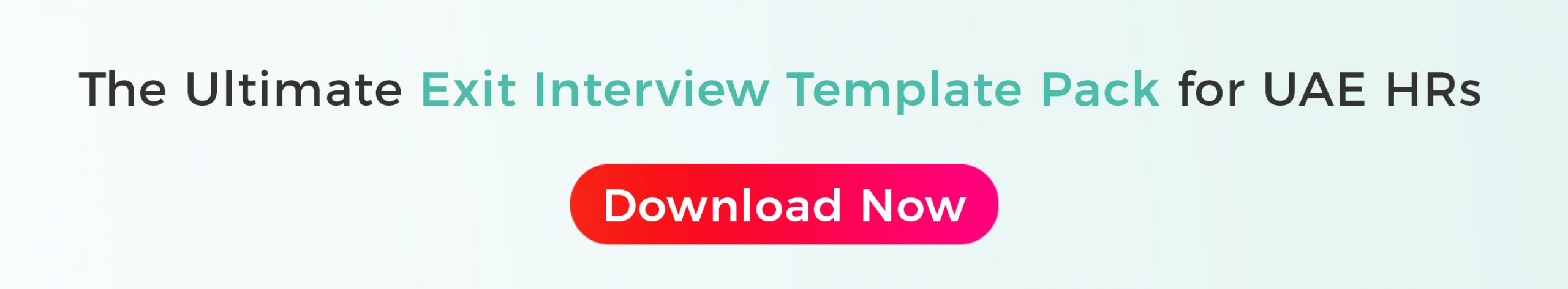 HR Exit interview template pack