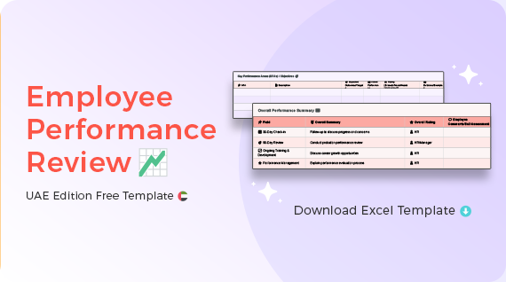 Employee Performance Review template UAE HR