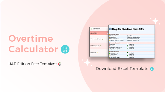 UAE overtime calculator free template