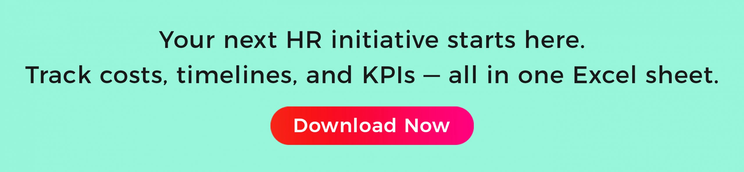 HR initiatives tracker