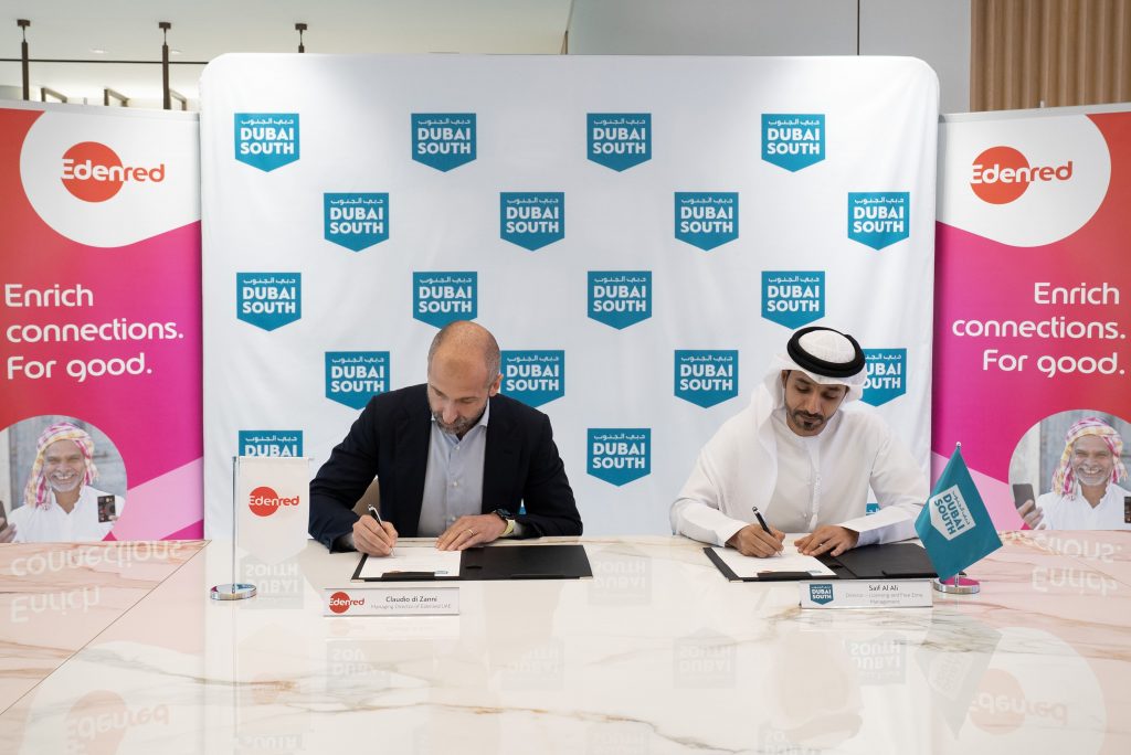 Signing of the referral agreement between Edenred and Dubai South